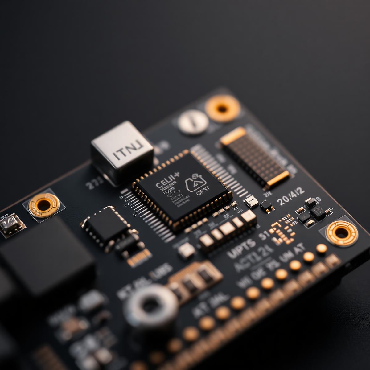 IoT circuit board with cellular and GPS modules